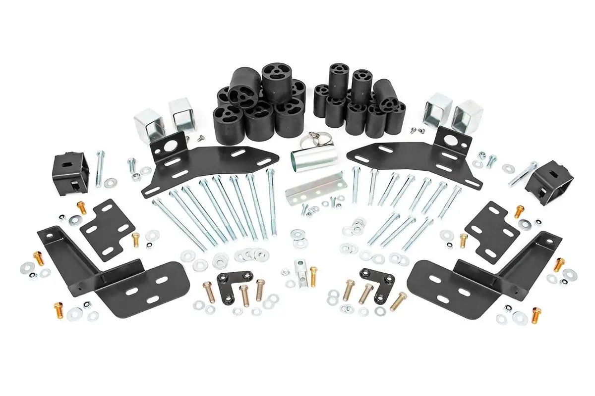 Body Lift W/Bump Brckt - Fr & Rr - 3 Inch - Chevy C1500/K1500 Truck (95-99) 1