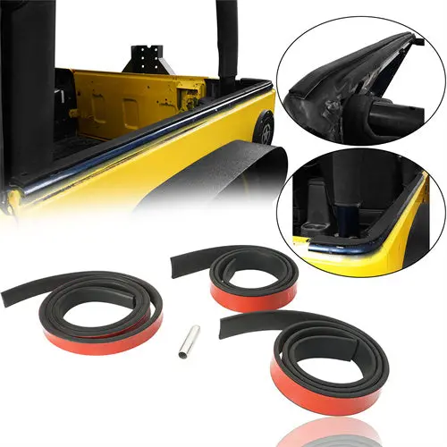 Hardtop Seal Kit 3-Piece (97-06 Jeep Wrangler Tj Hardtops) - Hooke Road 1