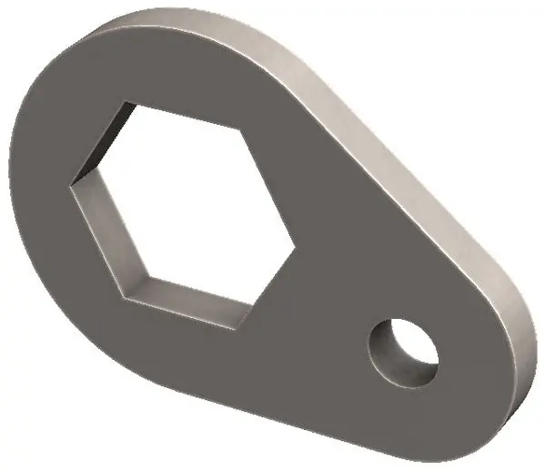 Hex Capture Plug Weld Washer 1