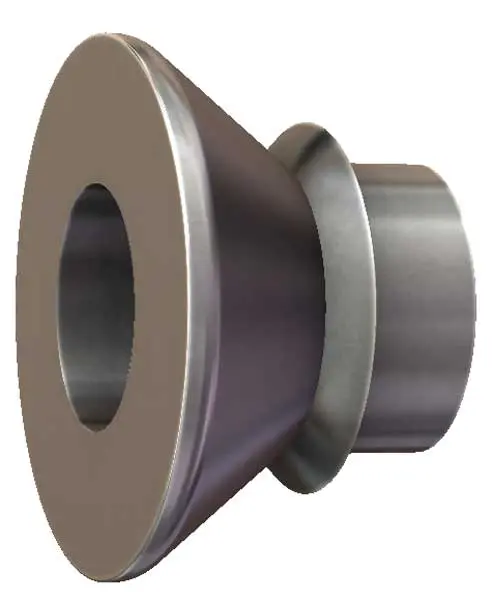 3/4" To 5/8" Safety High Misalignment Spacer Zinc Plated Steel 2 Inch Mounting Width 1