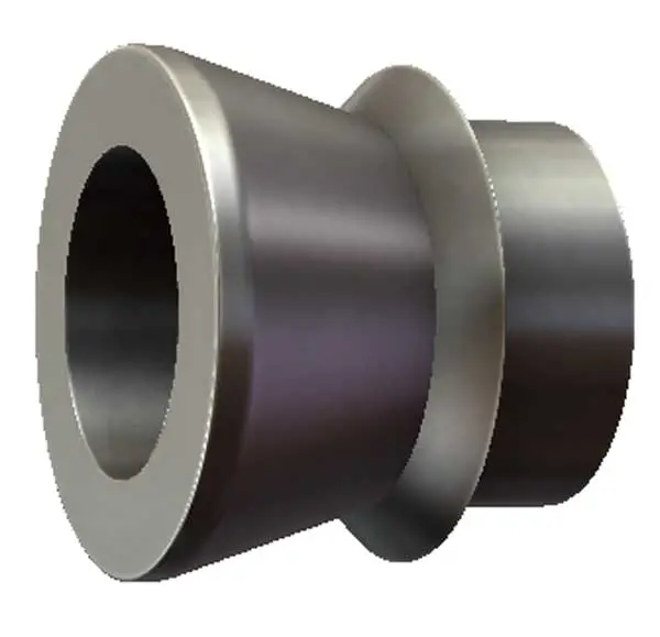 1" To 12Mm High Misalignment Spacer Zinc Plated Steel 2 Inch Mounting Width 1