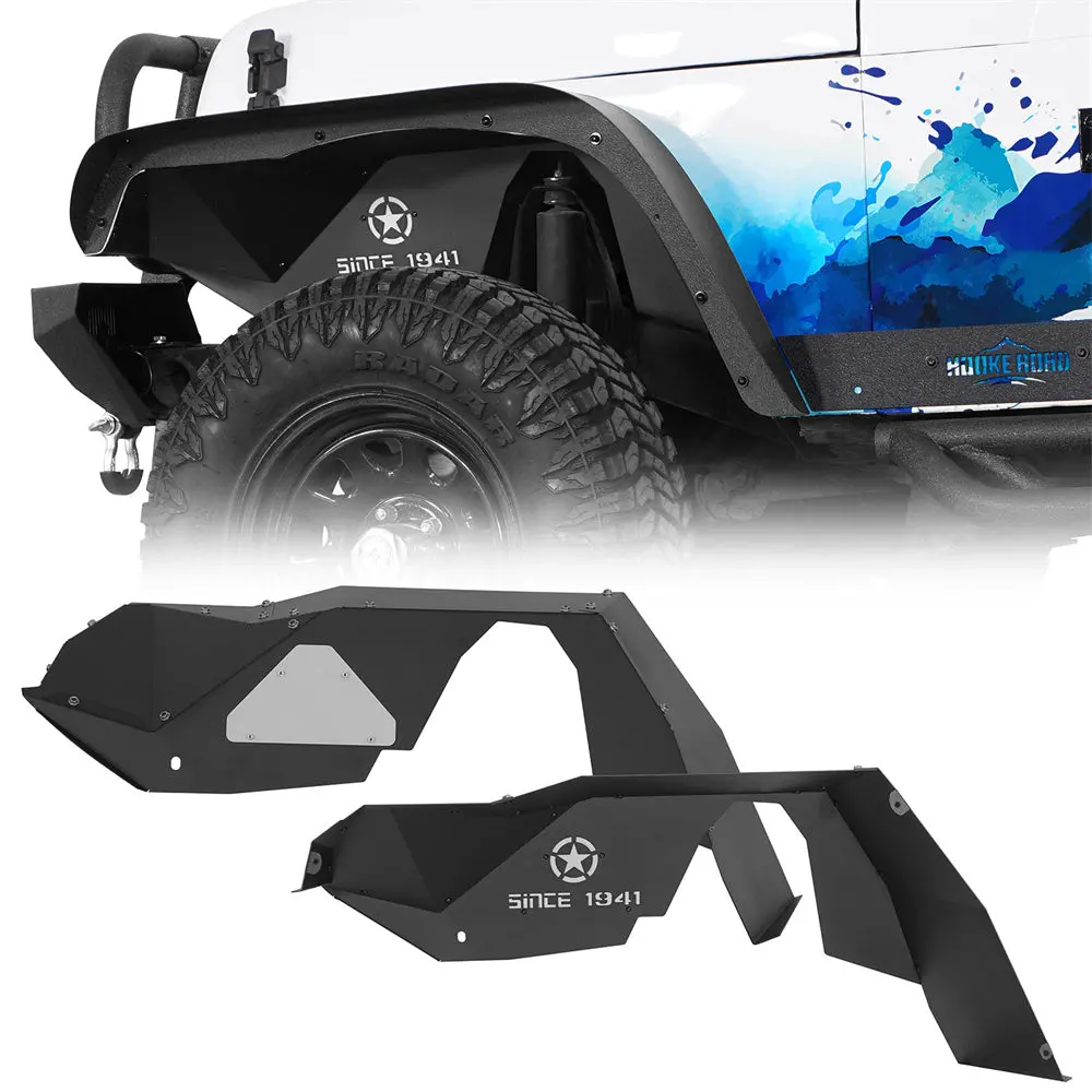 1987-1995 Jeep Wrangler Yj Front Inner Fender Liners - Hooke Road 1