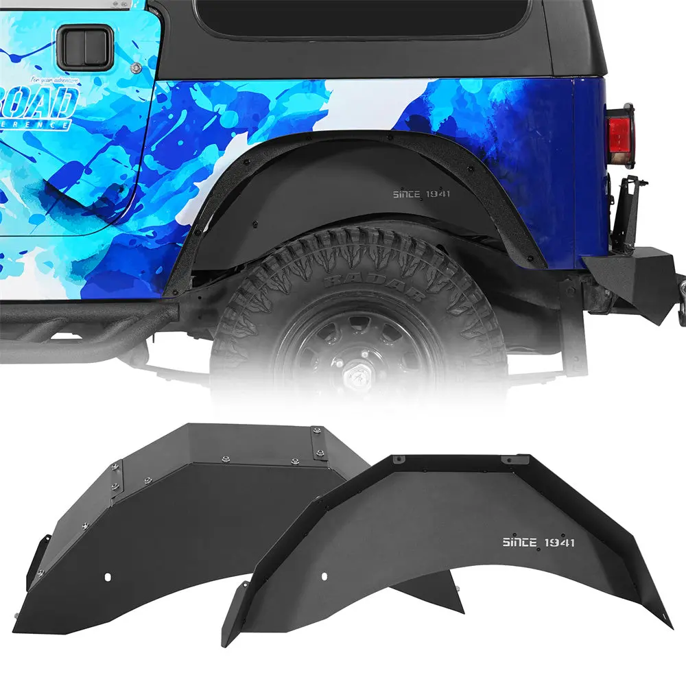 1987-1995 Jeep Wrangler Yj Rear Inner Fender Liners - Hooke Road 1