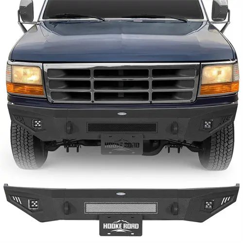 1992-1996 Ford F-150 F-250 F-350 Bronco Front Bumper - Hooke Road 1