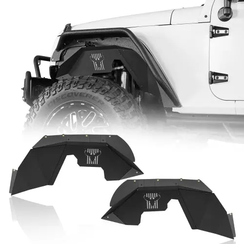 Hooke Road Front Inner Fender Liners (07-18 Jeep Wrangler Jk) 1