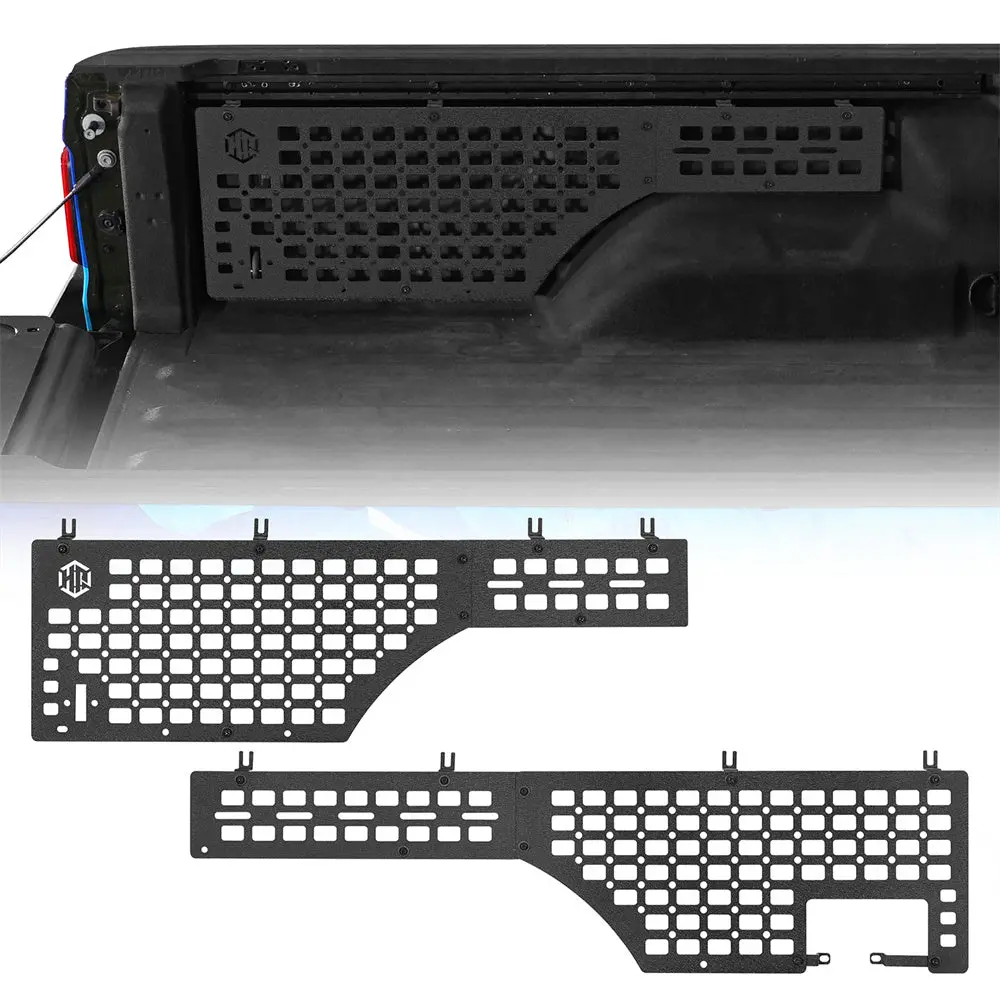 Bed Side Storage Molle Panels For 2020-2026 Jeep Gladiator Jt (Sold As Pairs) - Hooke Road 1