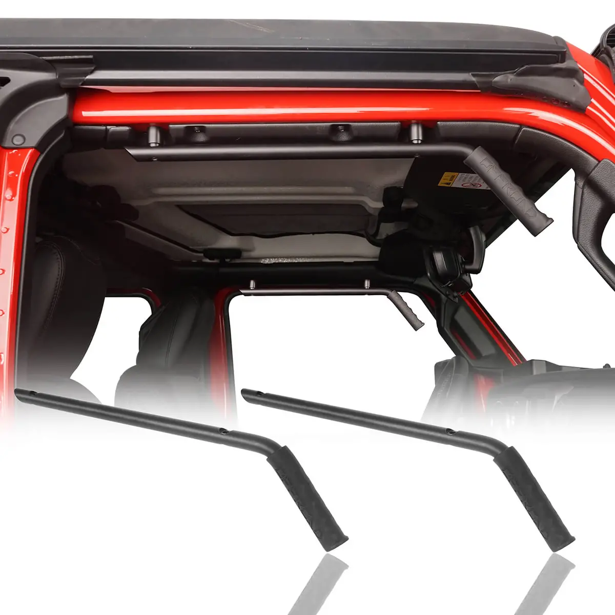 Hooke Road Hardtop Front Grab Handles (18-21 Jeep Wrangler Jl & 20-21 Jeep Gladiator Jt) 1
