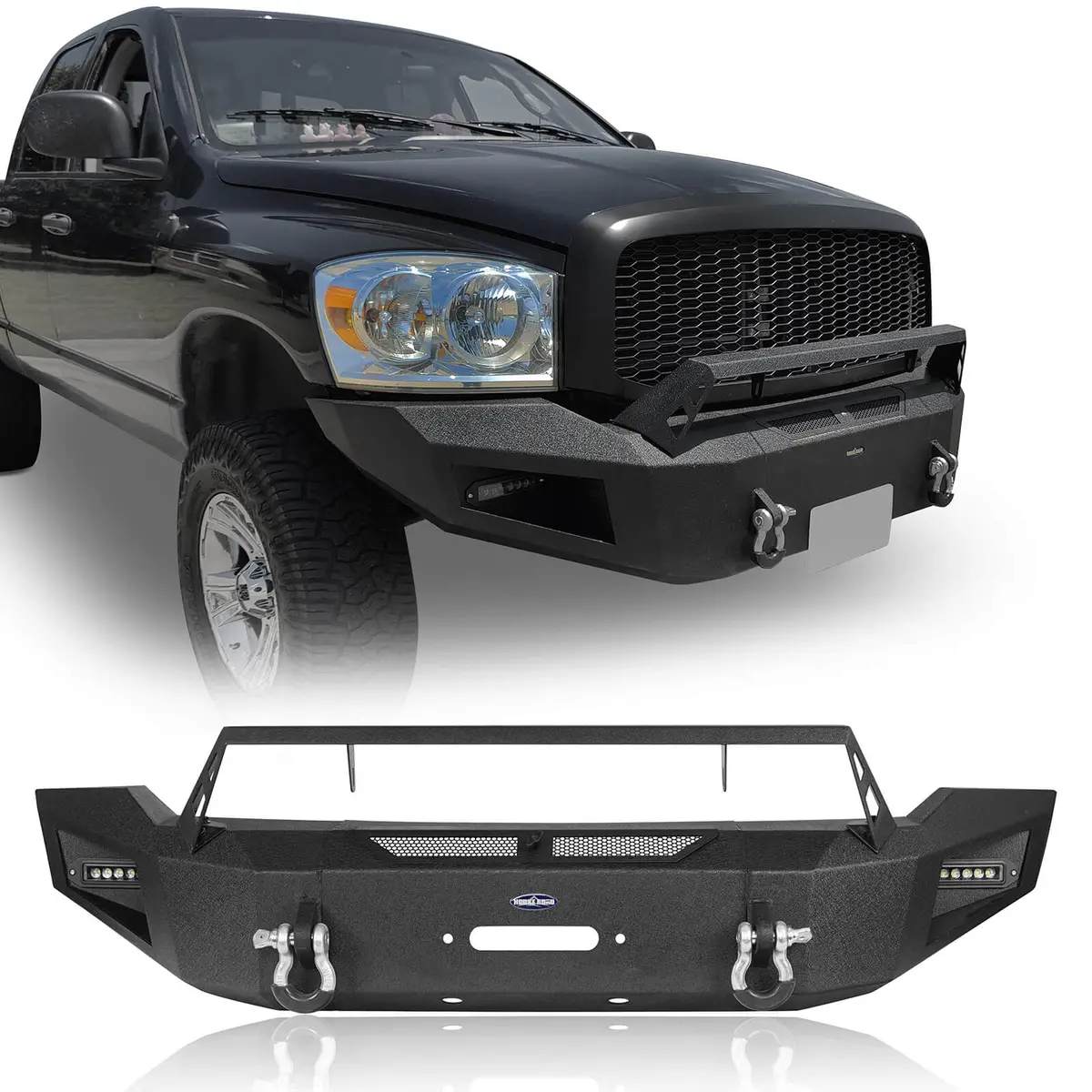 Hooke Road Full Width Front Bumper (06-08 Ram 1500) 1