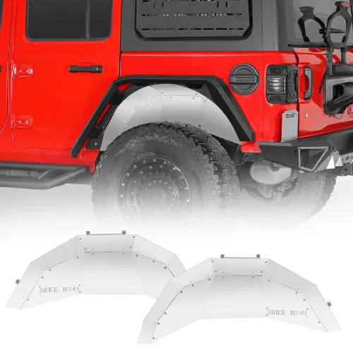 “Since 1941 ” Aluminum Rear Inner Fender Liners  (18-26 Jeep Wrangler Jl) - Hooke Road 1