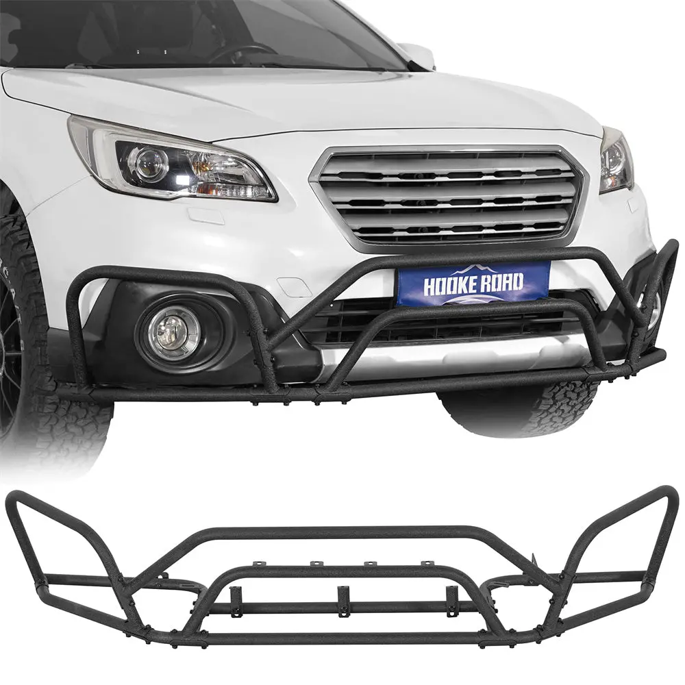 Steel Tube Front Bumper Guard For 2015-2019 Subaru Outback - Hooke Road 1