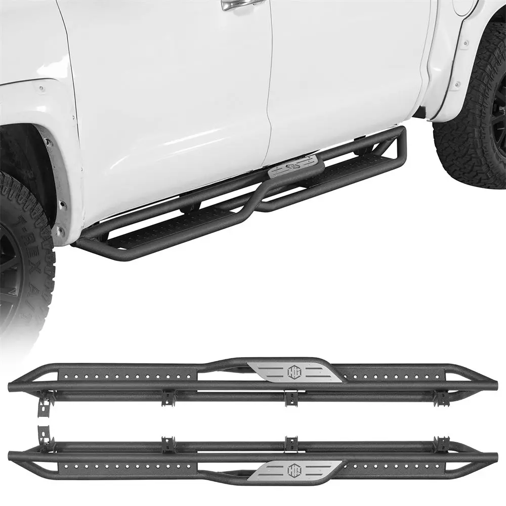 Two-Stair Nerf Side Step For Tundra (07-21 Toyota Tundra Crewmax) - Hooke Road 1