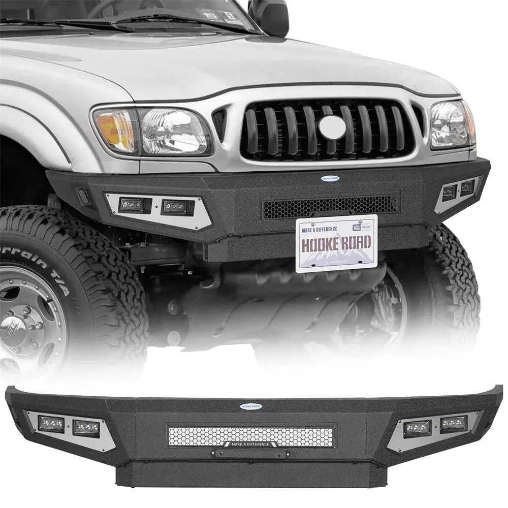 Aftermarket Steelcraft Front Bumper For 1995-2004 Toyota Tacoma (Excluding Limited, Base Models) - Hooke Road 1