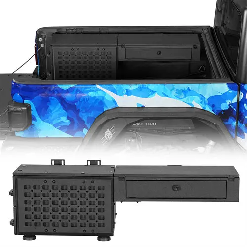 Truck Bed Drawer Storage & Side Box Set (20-25 Jeep Gladiator Jt & 05-23 Toyota Tacoma 5' Bed & Chevy Colorado Gmc Canyon 15-22 5'2" Bed) - Hooke Road 1