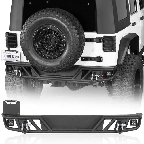 Jk Rear Bumper Tube Bumper(07-18 Jeep Wrangler Jk) - Hooke Road 1