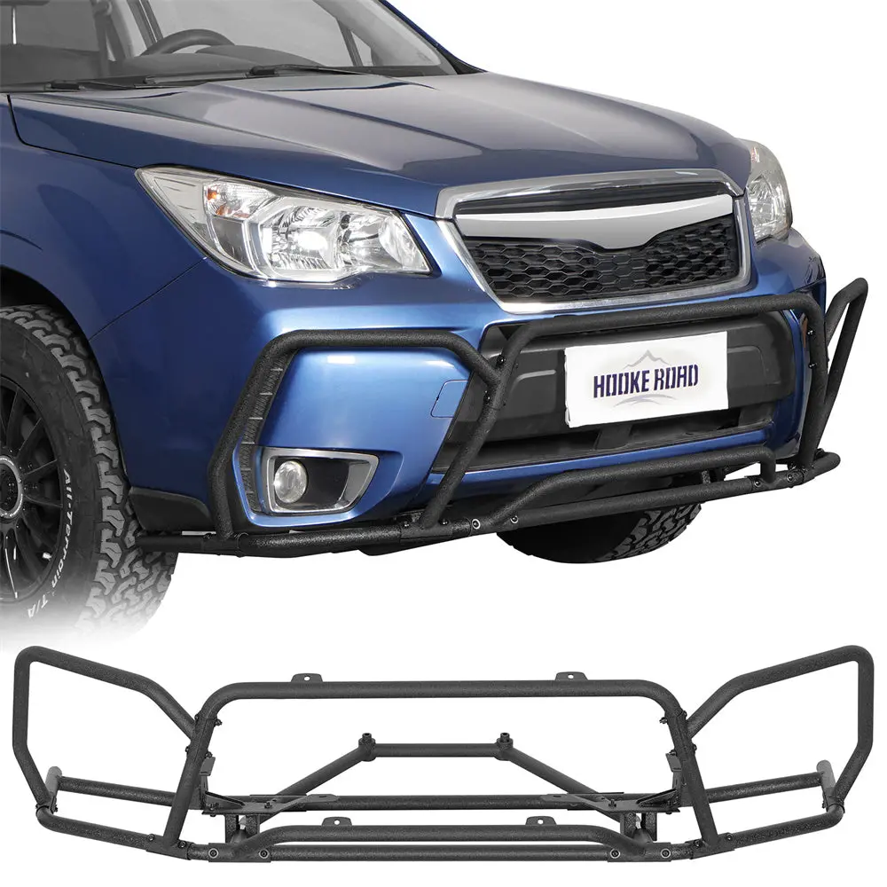 Tubular Front Bumper Guard For 2014-2018 Subaru Forester - Hooke Road 1