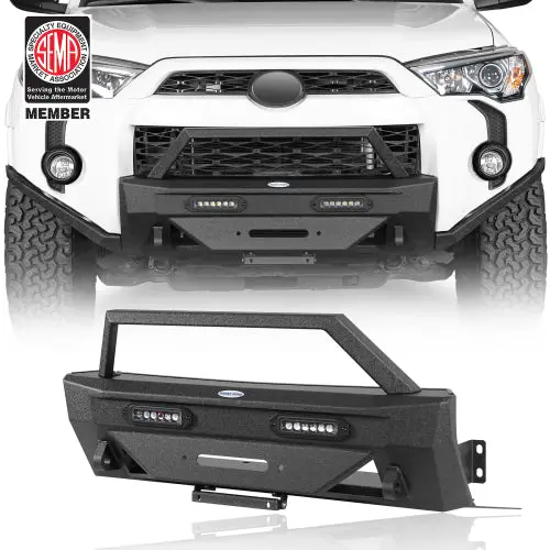 Hr Blink Stubby Front Bumper (14-24 Toyota 4Runner, Excluding Limited & Nightshade) - Hooke Road 1