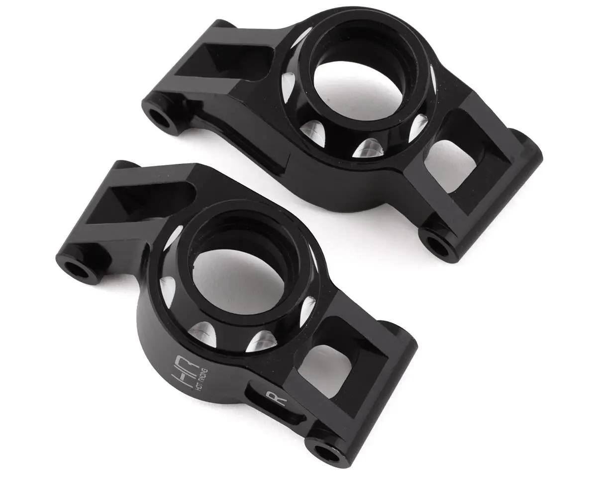 Maxx Aluminum Rear Hubs Stub Axle Carriers (Black) (2) 1