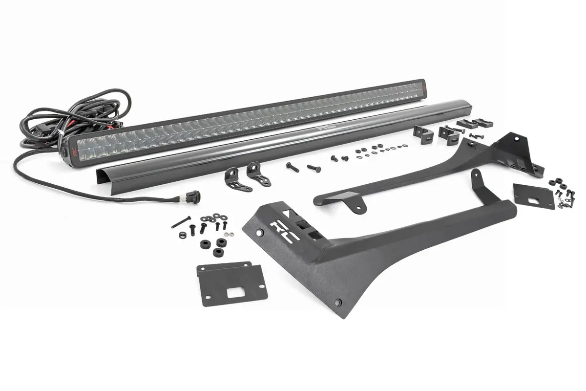 Led Light Kit - Windshield - 50 Inch Spectrum Dual Row - Jeep Gladiator Jt/Wrangler Jl (18-24) 1
