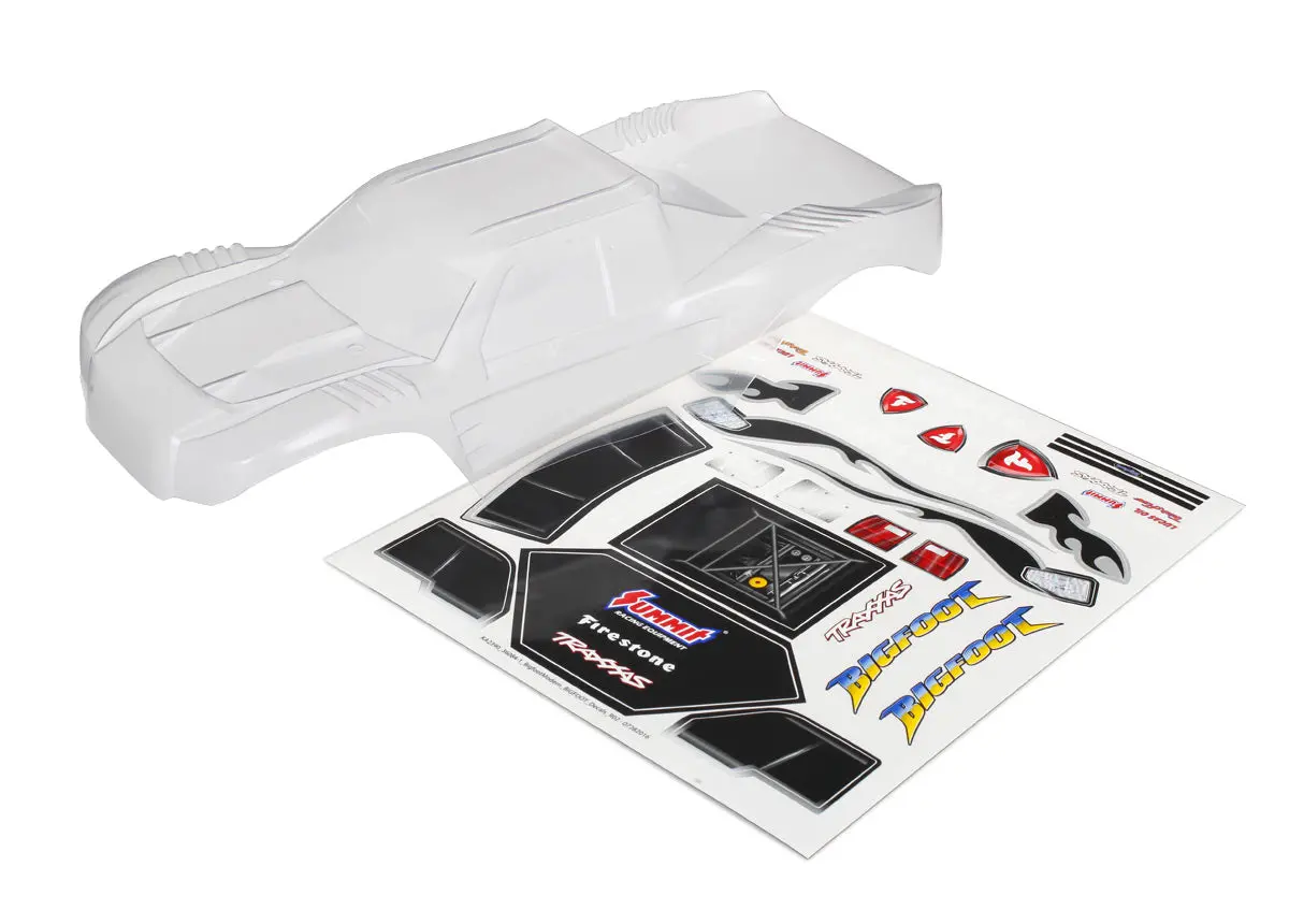 Body Bigfoot Clear W, Decal 1