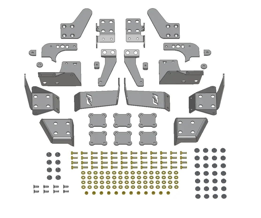 Roll Cage Bracket Kit For Jeep Jku 1