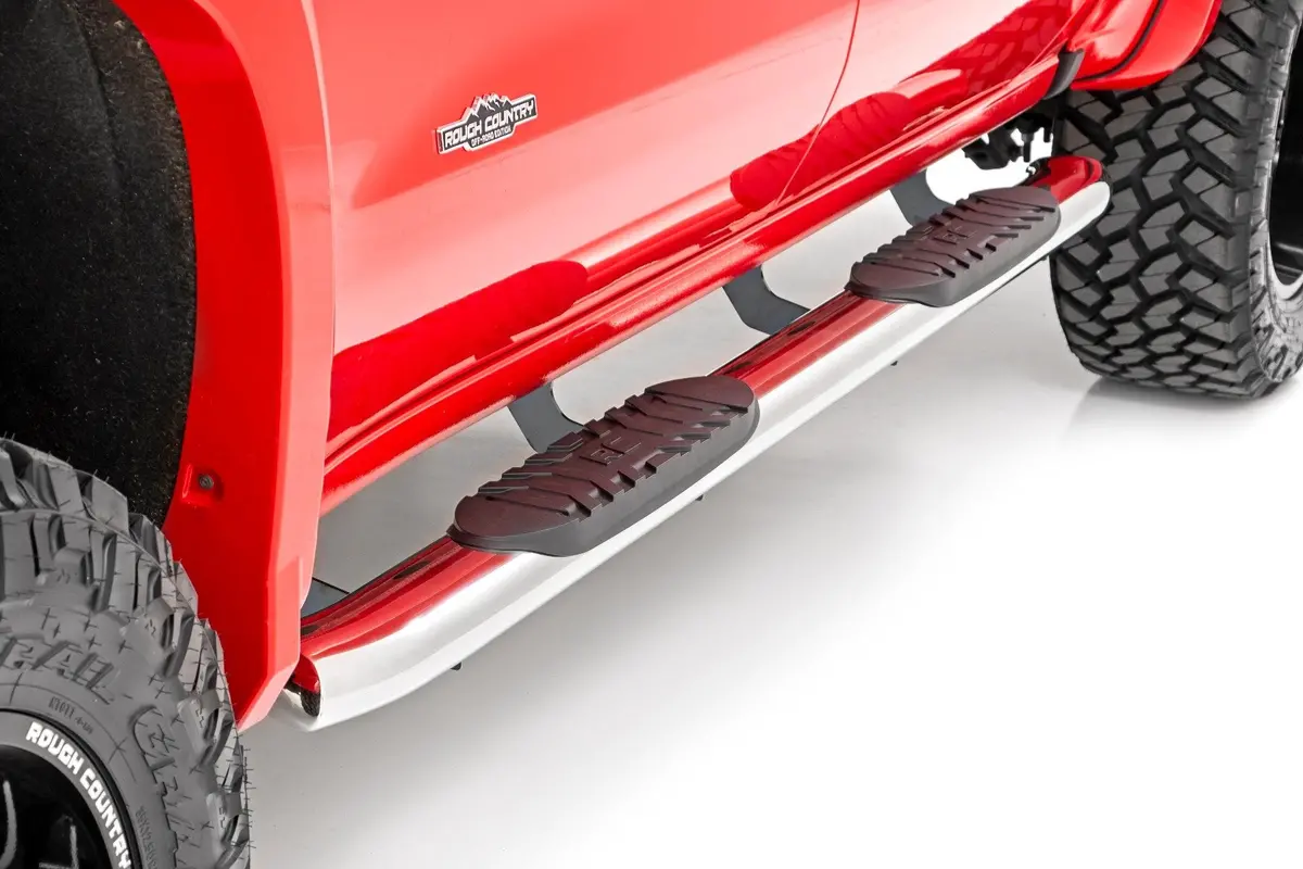 Oval Nerf Steps - Stainless - Crew Cab - Chevy/Gmc 1500/2500Hd/3500Hd (19-24) 1