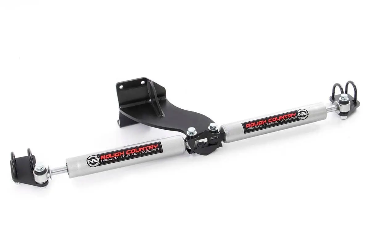N3 Steering Stabilizer - Dual - 2.5-8 Inch Lift - Ram 2500 (14-24)/3500 (13-24) 1