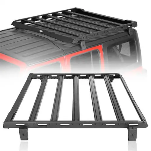 Jeep Wrangler Jl & Gladiator Jt 2/4 Doors Hard Top Aluminum Luggage Rack Roof Rack - Hooke Road 1