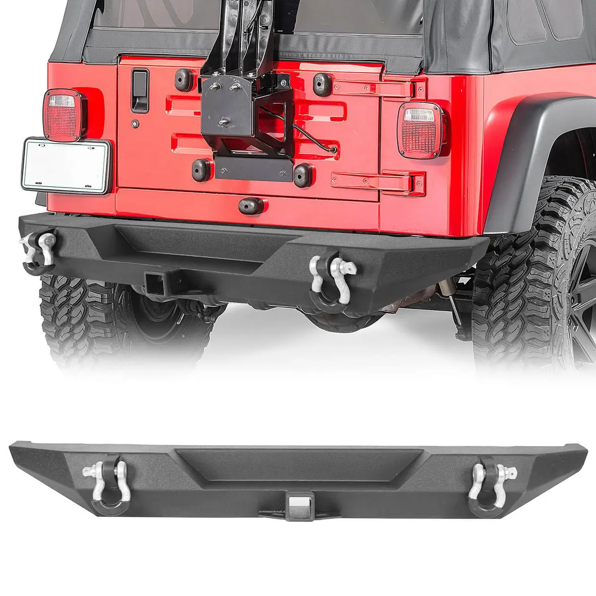 Hooke Road Rear Bumper Back Bumper(76-86 Jeep Wrangler Cj-7) 1