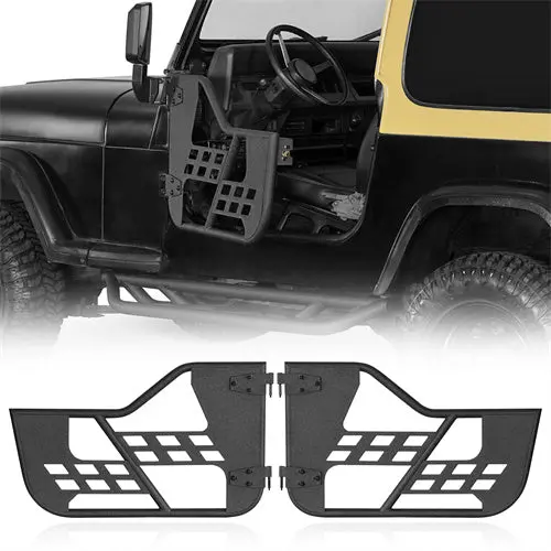 Jeep Yj Tube Half Doors (76-86 Jeep Cj-7 & 87-95 Wrangler Yj) - Hooke Road 1