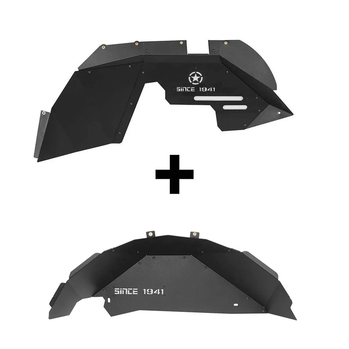 Hooke Road Front & Rear Inner Fender Liners(07-18 Jeep Wrangler Jk) 1