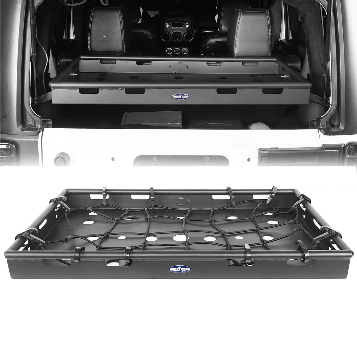 Hooke Road 4-Door Interior Cargo Rack(07-18 Jeep Wrangler Jk Jku) 1