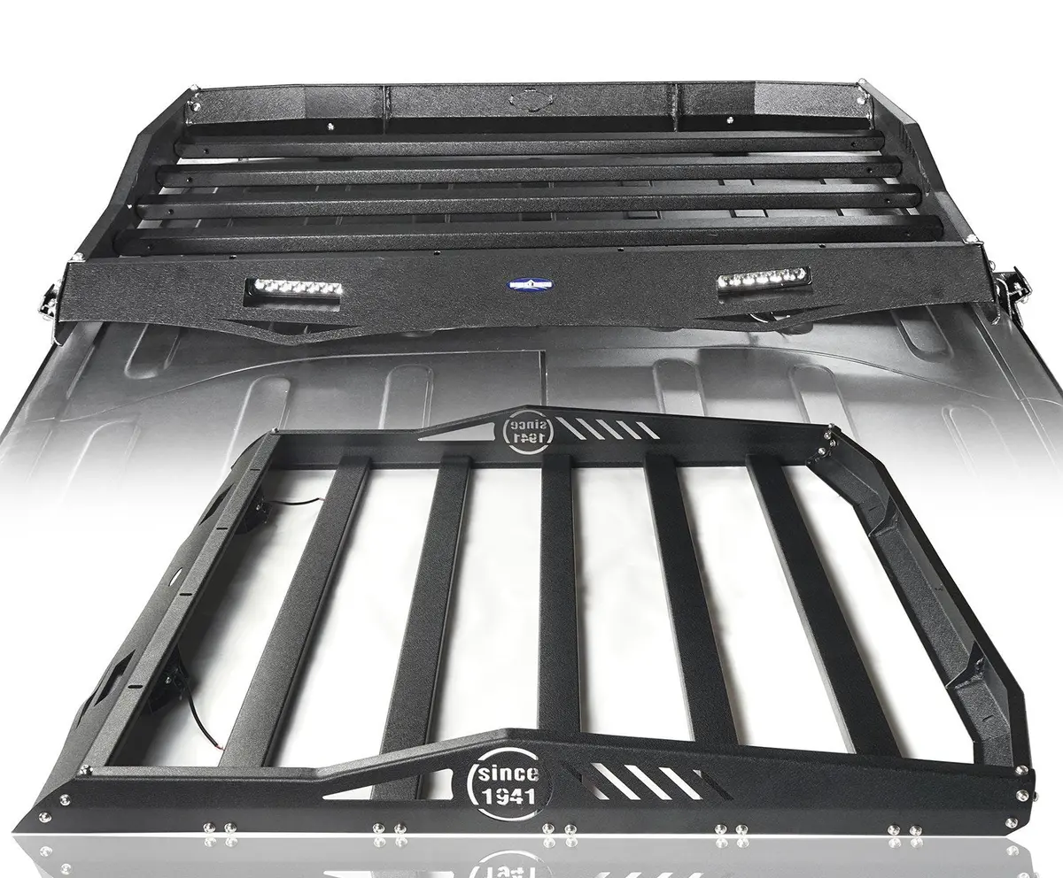 Hooke Road Hardtop Rear Roof Rack Cargo Carrier Basket(07-18 Jeep Wrangler Jk 4 Doors) 1