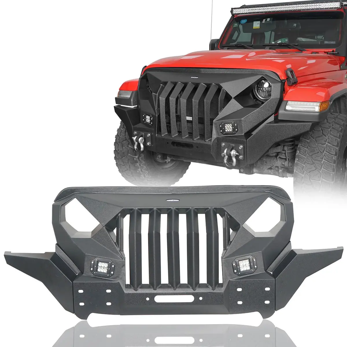 Jeep Jl Front Bumper & Rear Bumper W/Tire Carrier(18-26 Jeep Wrangler Jl) - Hooke Road 2