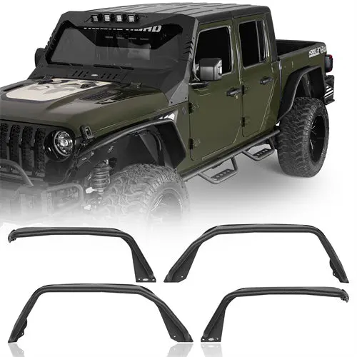 Hooke Road Flux Tube Fender Flares (20-26 Jeep Gladiator Jt) 1