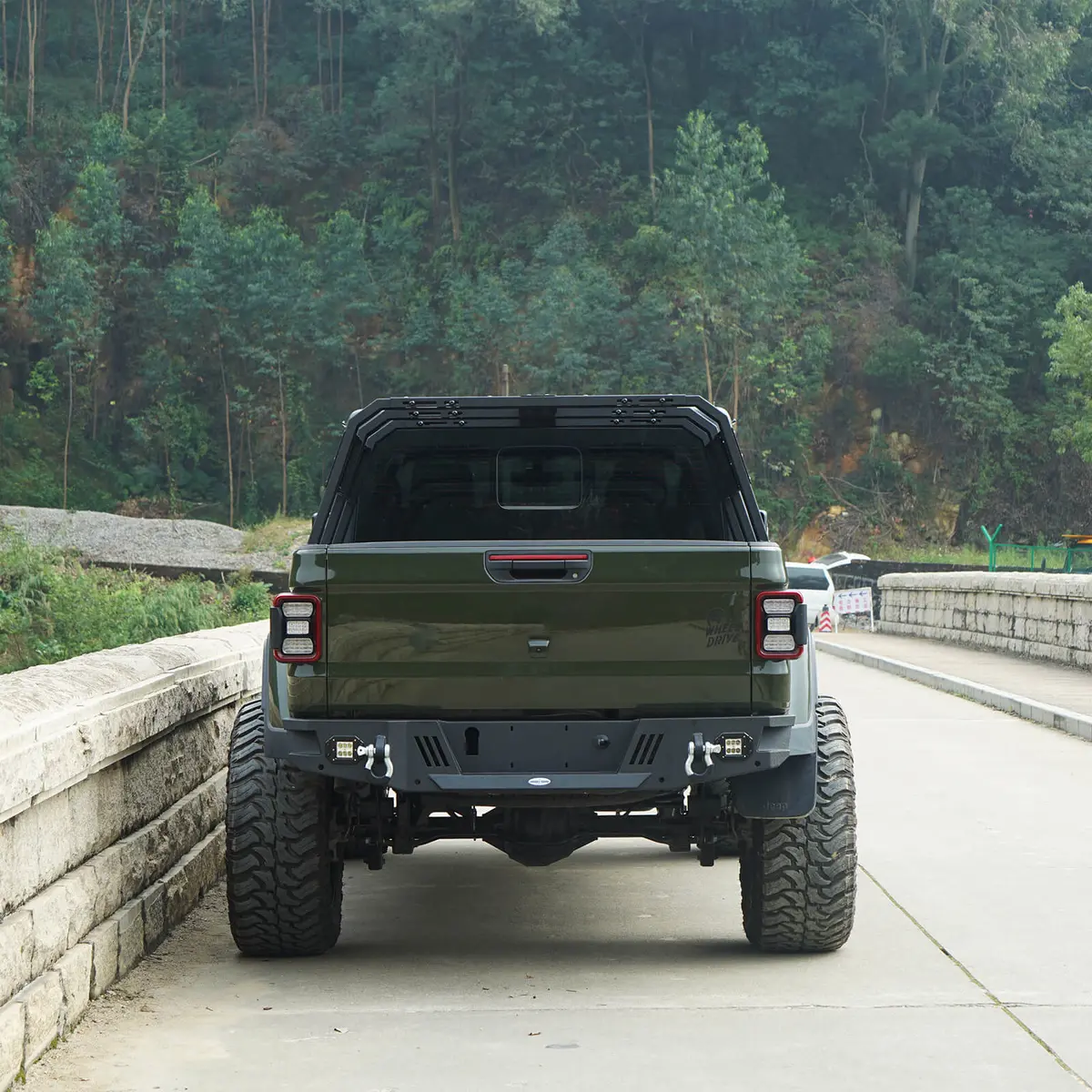 20-26 Jeep Gladiator Jt Rear Bumper Aftermarket Replacement - Hooke Road 1