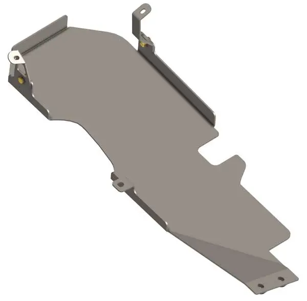 Jeep Wrangler Jk 2Door Fuel Tank Skid Plate Kit 1