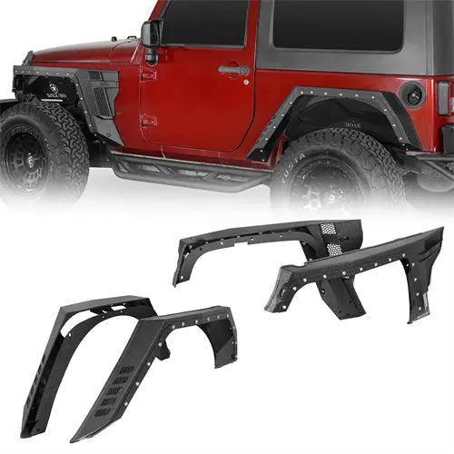 Jeep Wrangler Jk Fender Flares 2007-2018 2-Door - Hooke Road 1