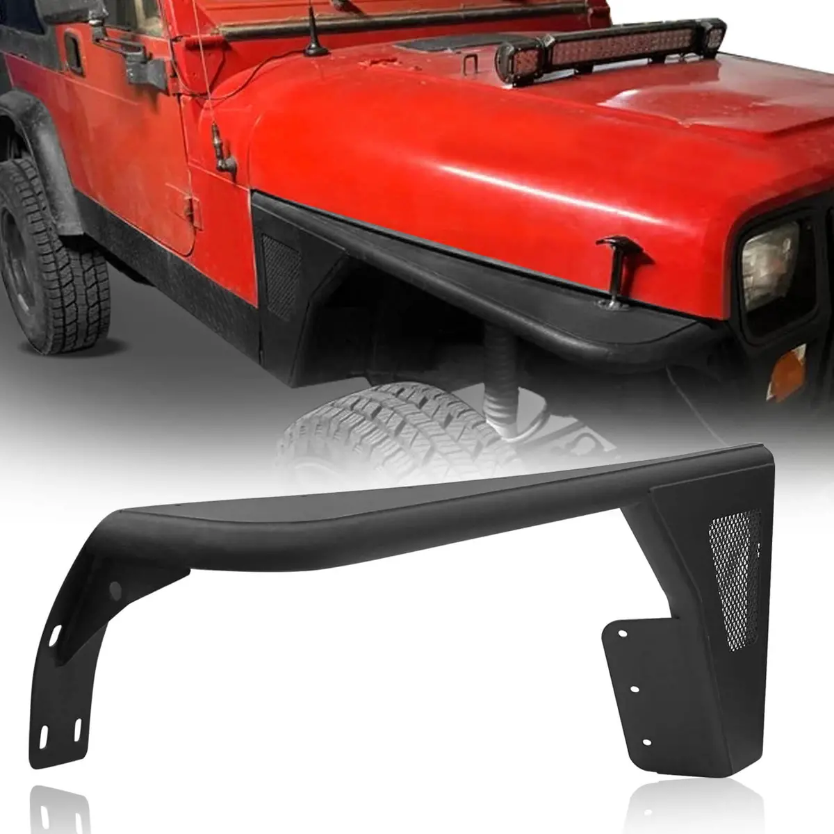 Hooke Road Tubular Front Fender Flares(Jeep Wrangler Yj 87-95) 1
