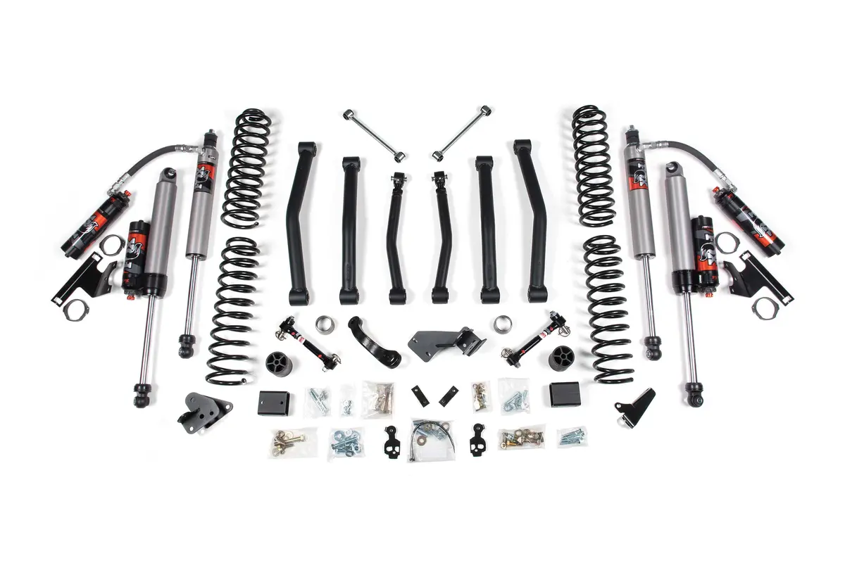 2007-2011 Jeep Wrangler Jk 4Wd 4-Door 4.5" Suspension Lift Kit| Fox 2.5 Pes R/R Dsc 1