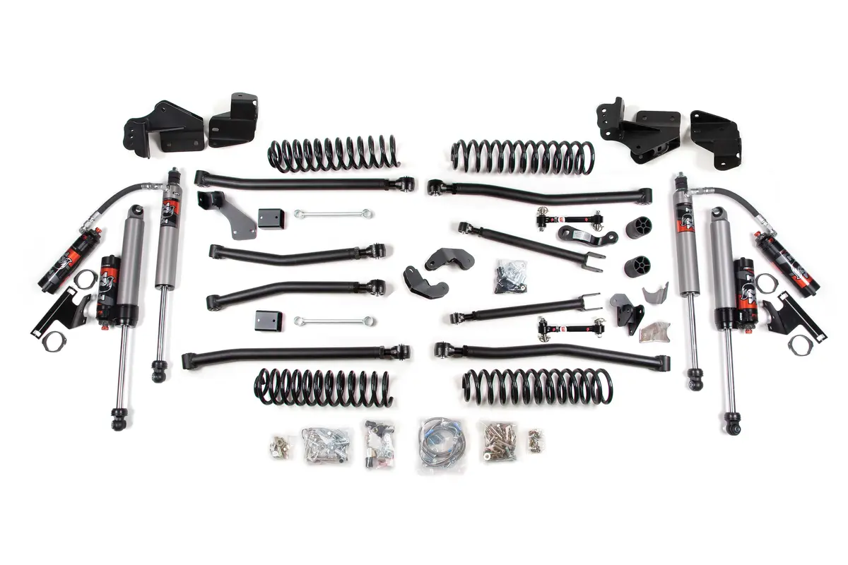 2007-2018 Jeep Wrangler Jk 4Wd 2-Door 4" Long Arm Suspension Lift Kit| Fox 2.5 Pes R/R Dsc, 1