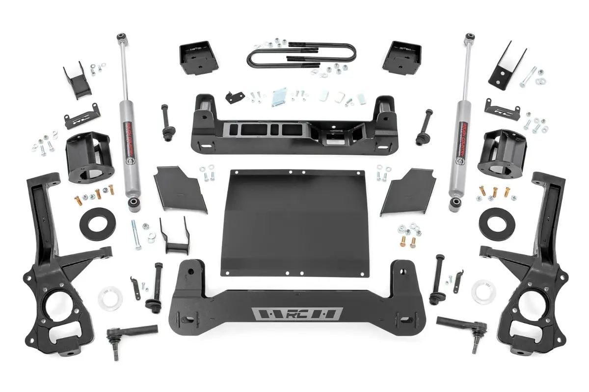6 Inch Lift Kit - Mono Leaf Rear - Diesel - Gmc Sierra 1500 2Wd/4Wd (19-24) 1