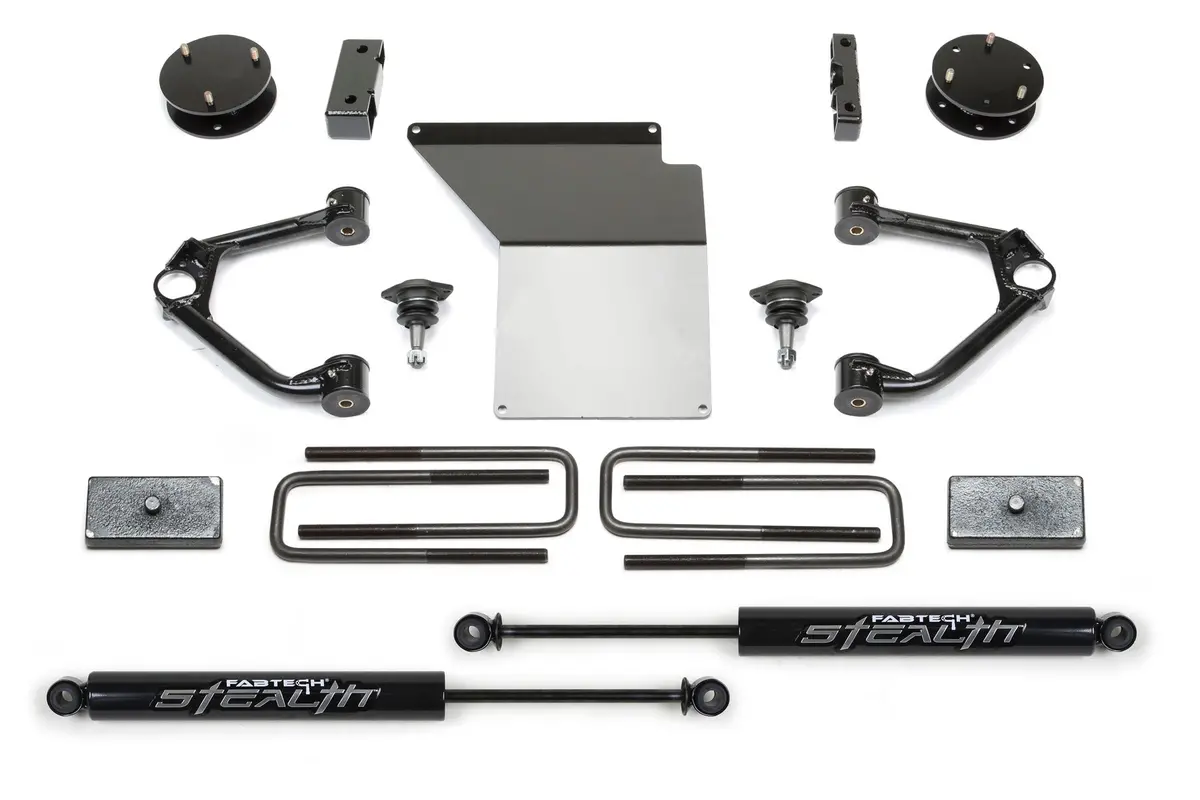 3" Budget Sys W/ Stealth 14-18 Gm C/K1500 P/U W/ Oe Alm Or Stmp Stl Uca 1