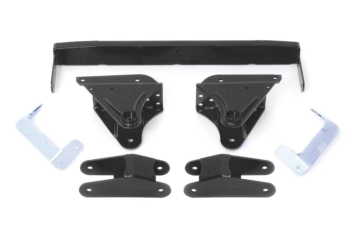 3.5" Spring Hanger W/Perf Shks 01-04 Ford F250/350 4Wd 1
