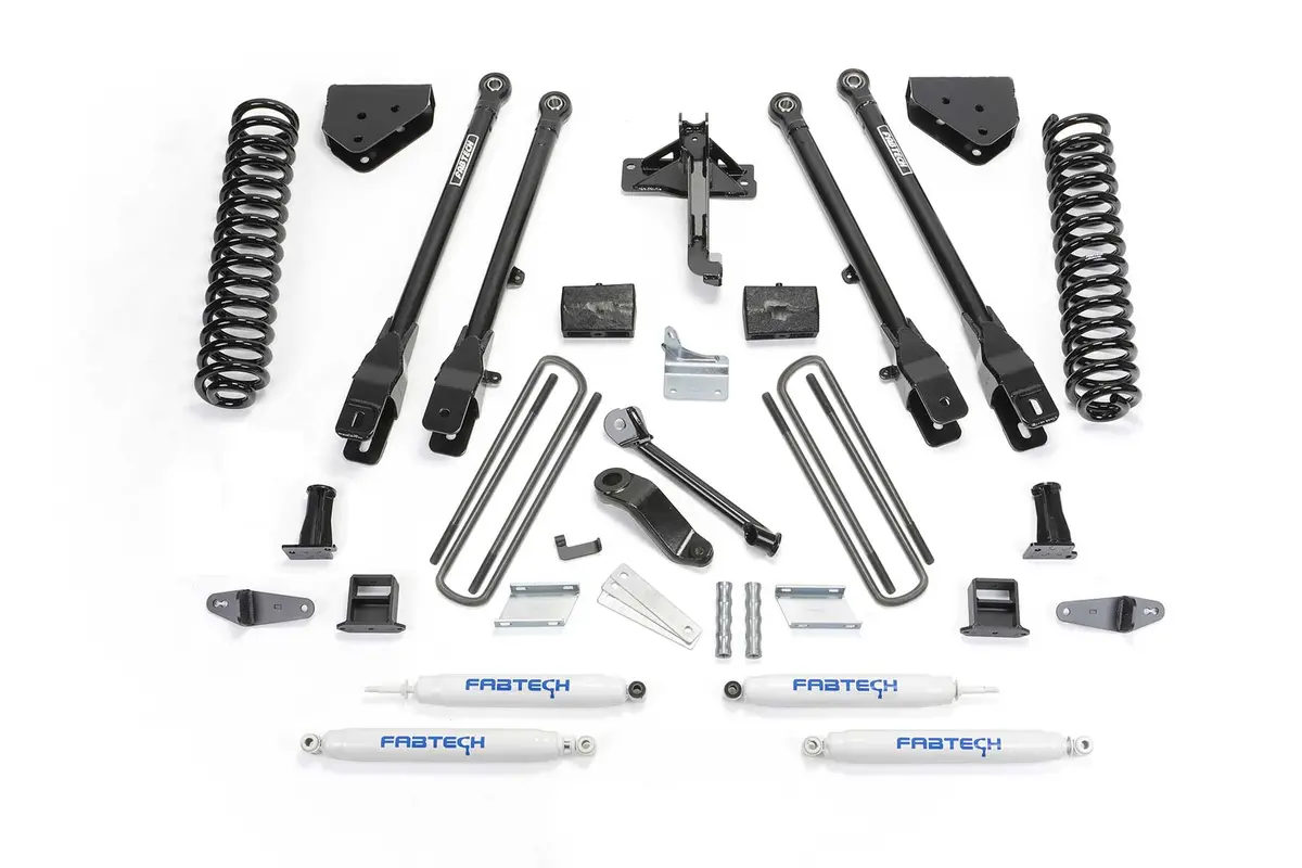 6" 4Link Sys W/Coils & Perf Shks 08-10 Ford F450/550 4Wd 1