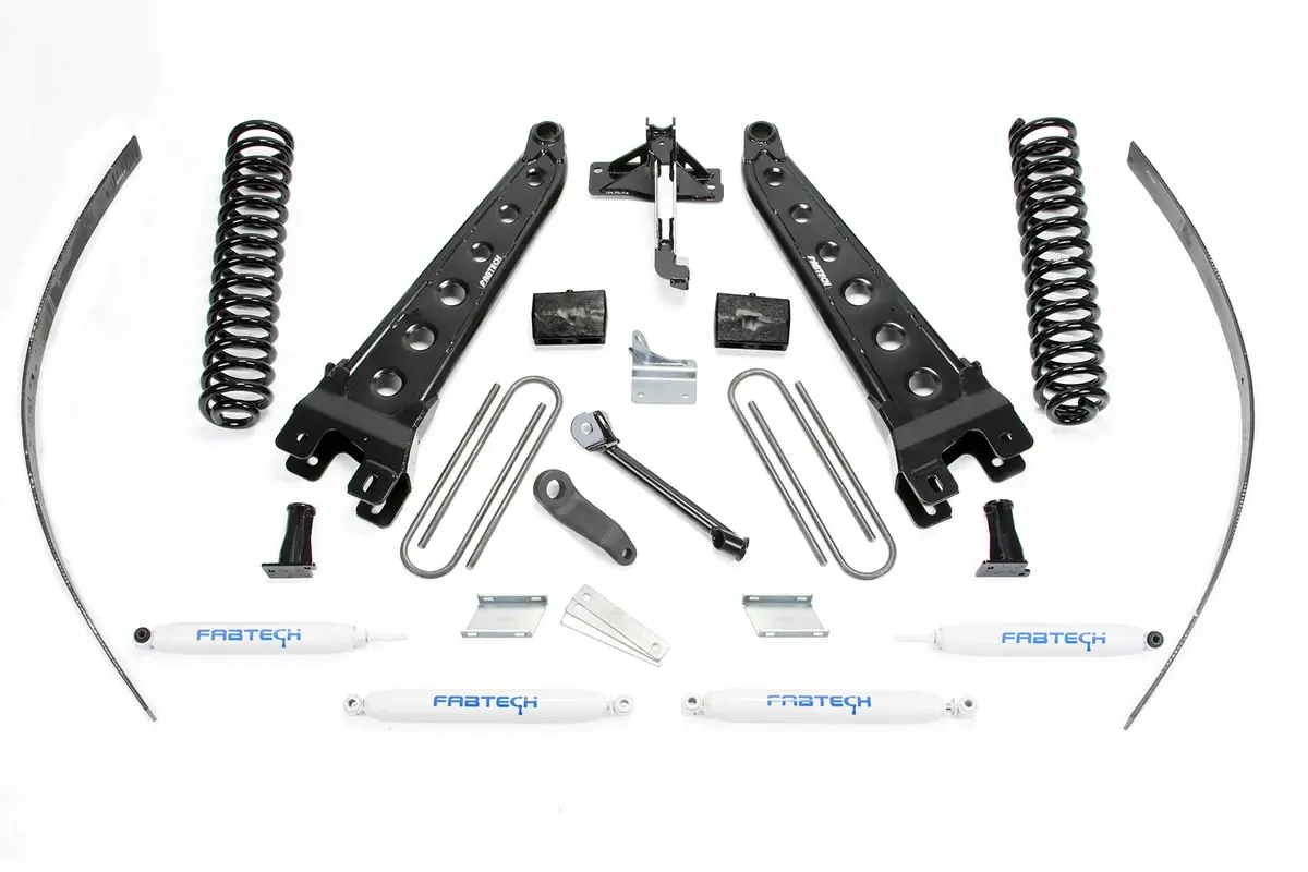 8" Rad Arm Sys W/Coils & Perf Shks 2008-16 Ford F250 4Wd W/O Factory Overload 1