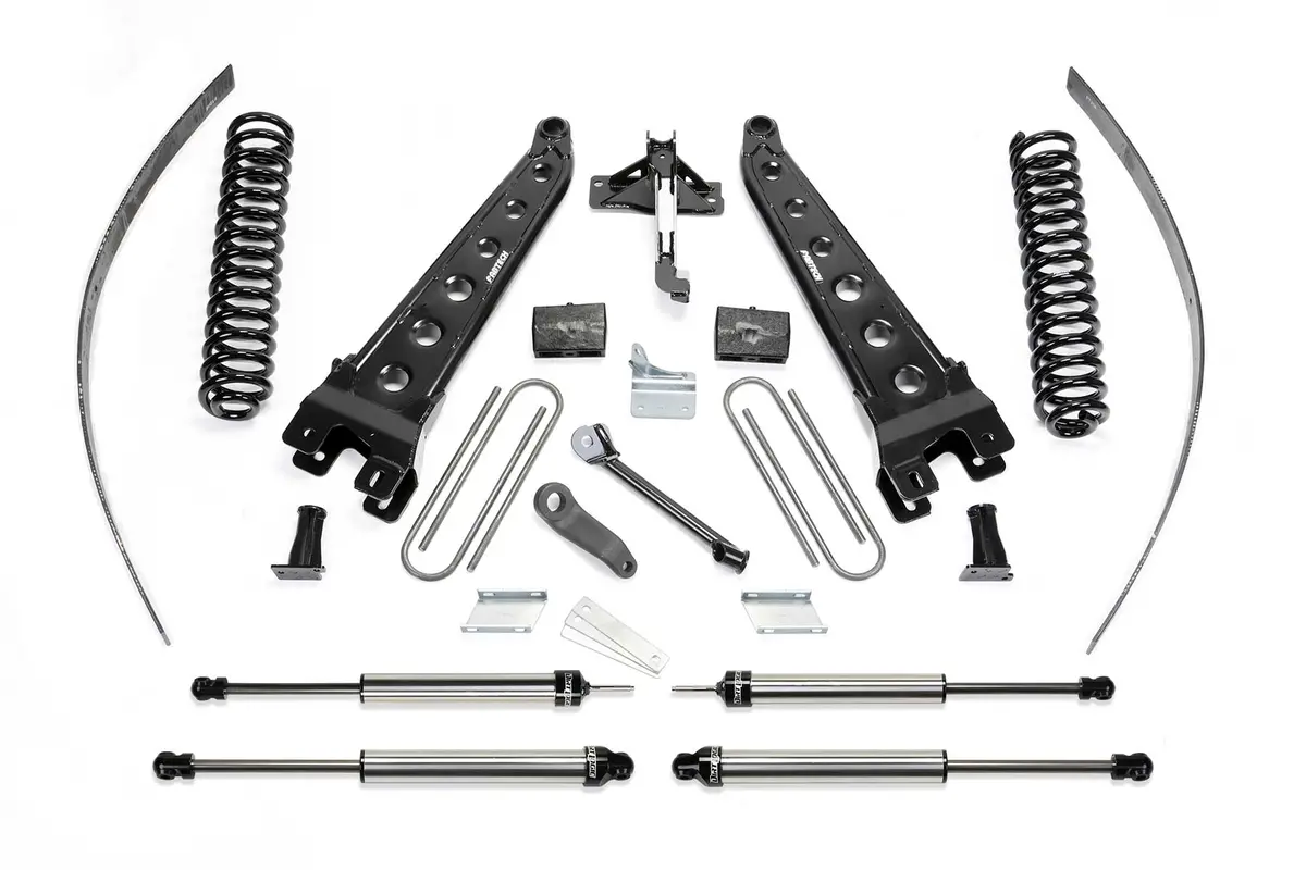 8" Rad Arm Sys W/Coils & Dlss Shks 2008-16 Ford F250 4Wd W/Factory Overload 1