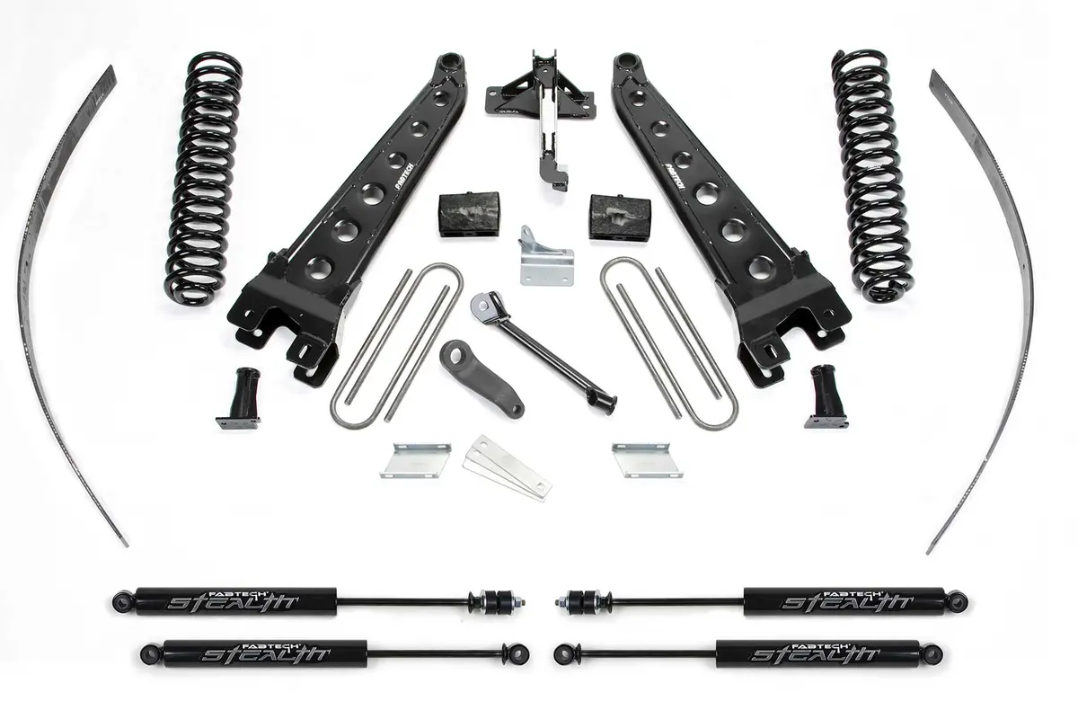 8" Rad Arm Sys W/Coils & Stealth 2008-16 Ford F250 4Wd W/Factory Overload 1