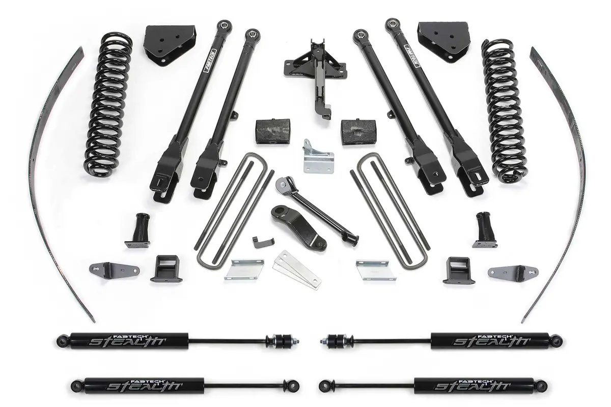 8" 4Link Sys W/Coils & Stealth 2008-16 Ford F250 4Wd W/Factory Overload 1
