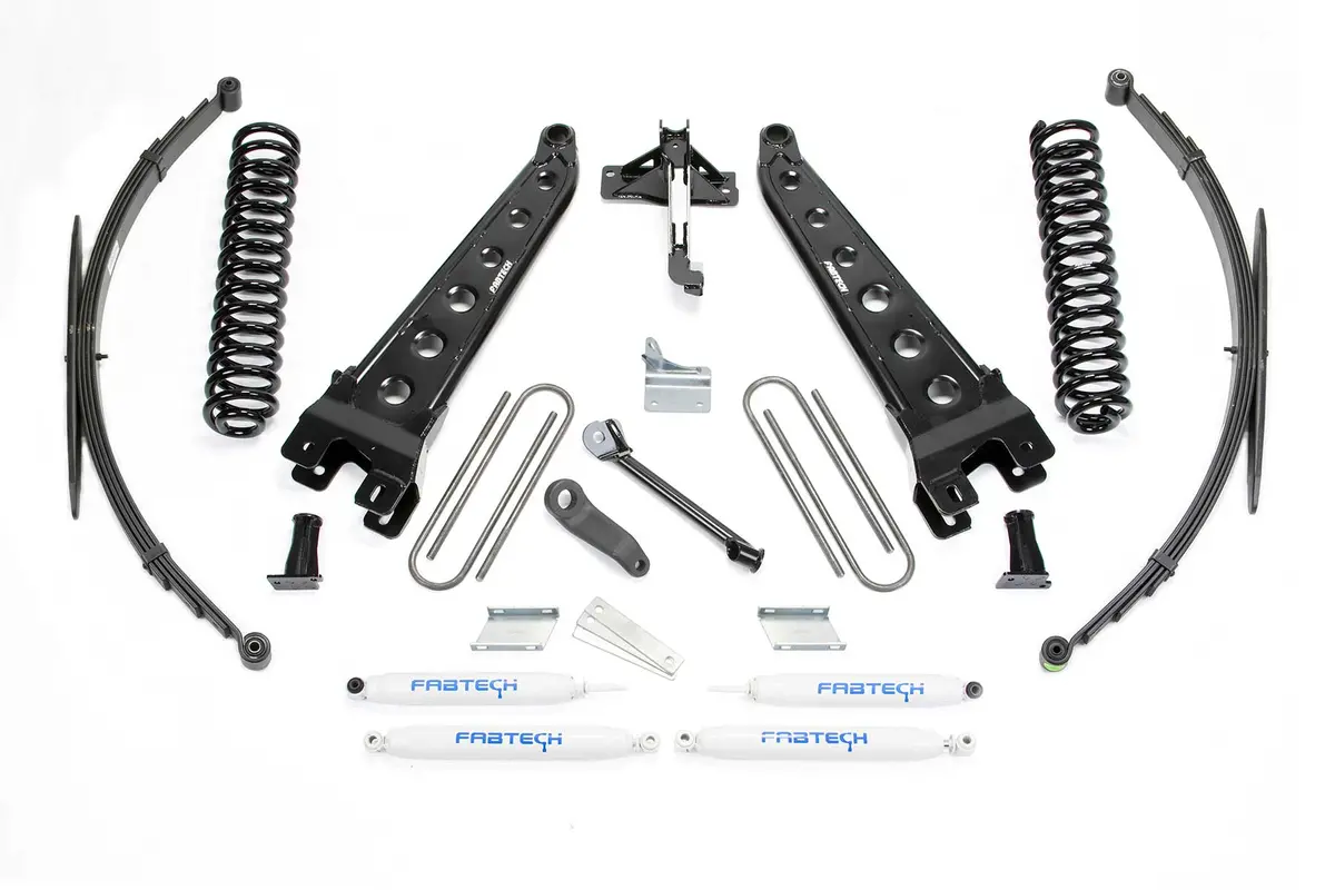 8" Rad Arm Sys W/Coils & Rr Lf Sprngs & Perf Shks 2008-16 Ford F250/350 4Wd 1