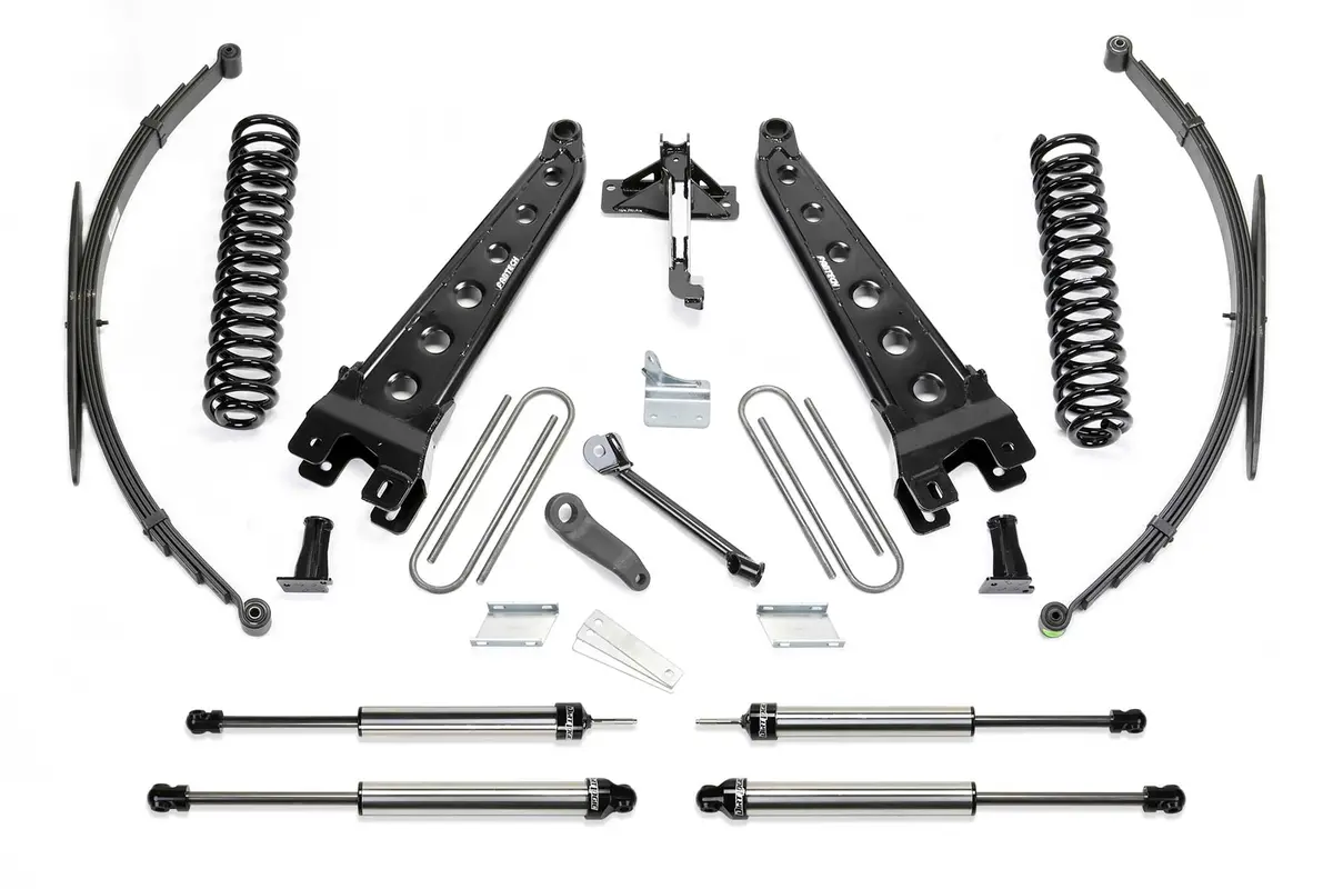 8" Rad Arm Sys W/Coils & Rr Lf Sprngs & Dlss Shks 2008-16 Ford F250/350 4Wd 1